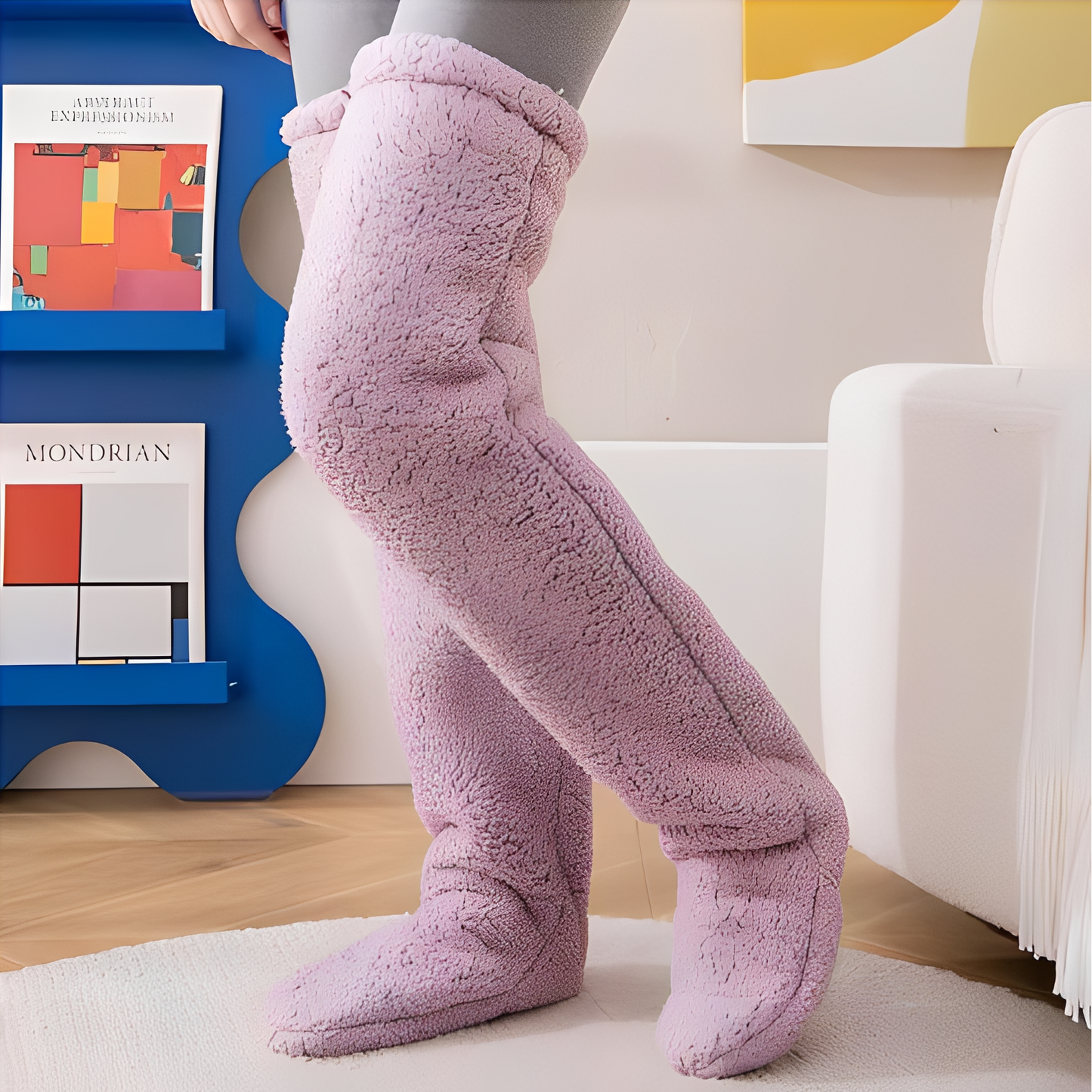 Hayden - Teplé, silné noční ponožky pro ženy