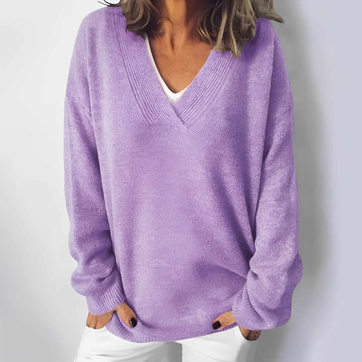 Aradine - Volný elegantní svetr pro ženy