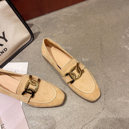 Alice - Klasické, pevné semišové dámské mokasíny