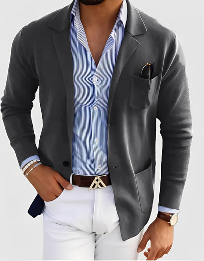 Giffard - Stylová vlněná bunda s dvojitými řadami knoflíků pro muže