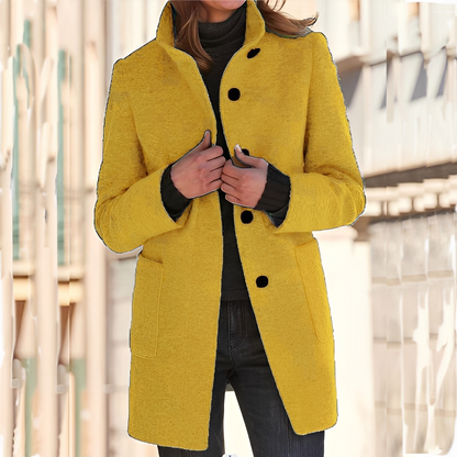 Tatienne - Dlouhý zimní stylový kabát pro ženy