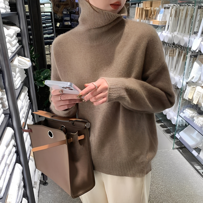 Ophélie - Dámský elegantní svetr s rolákem