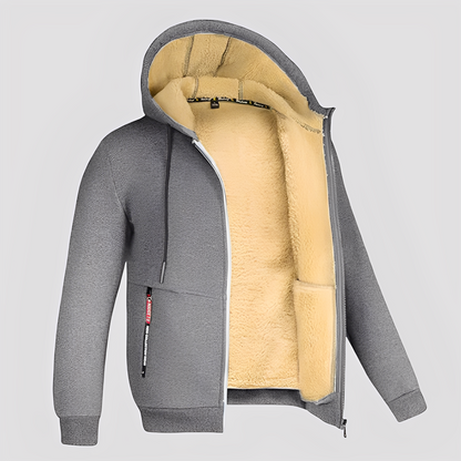 Waldo - Pánská mikina s jednoduchým designem a fleecovou podšívkou