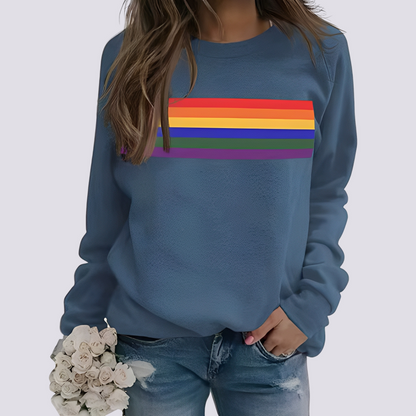 Roseann - Dámský svetr s moderními barevnými motivy