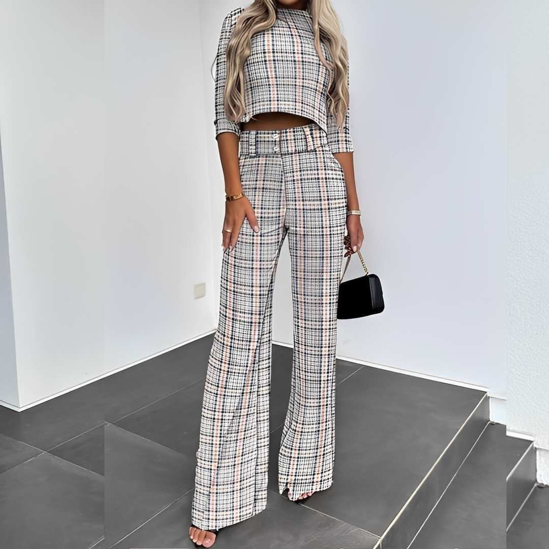 Mélisande - Moderní dámský top a kalhoty