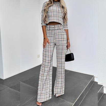 Mélisande - Moderní dámský top a kalhoty