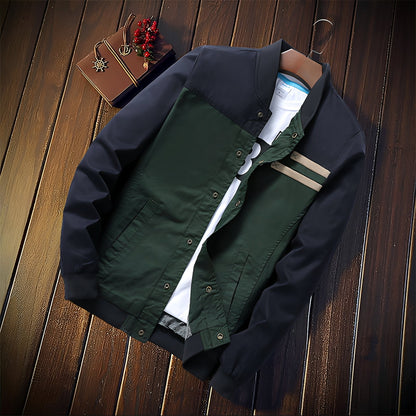 Jenson - Stylová pruhovaná bomber bunda pro muže