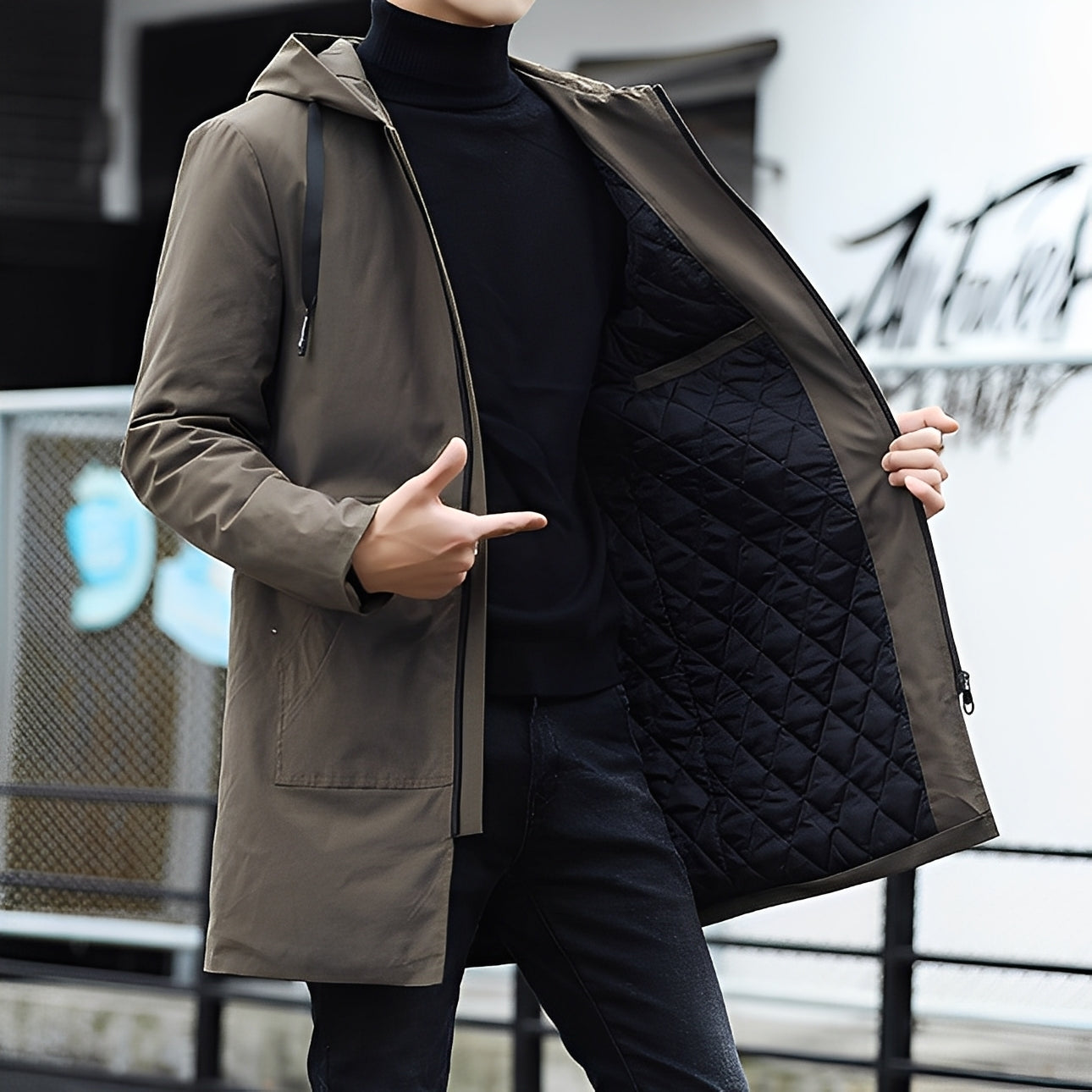 Lucas - Pohodlná, nepromokavá pánská bunda s kapucí