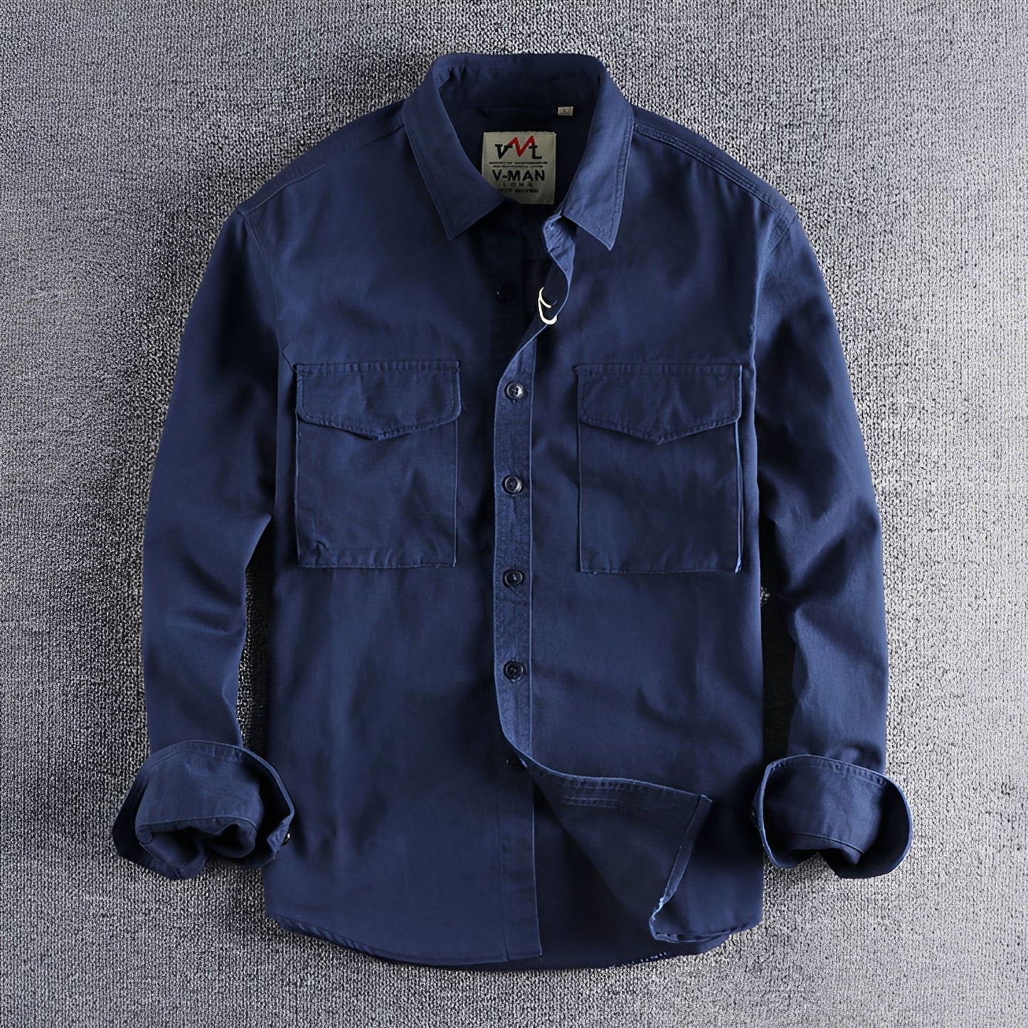 Aamiro - Pohodlná pánská košile s dlouhým rukávem