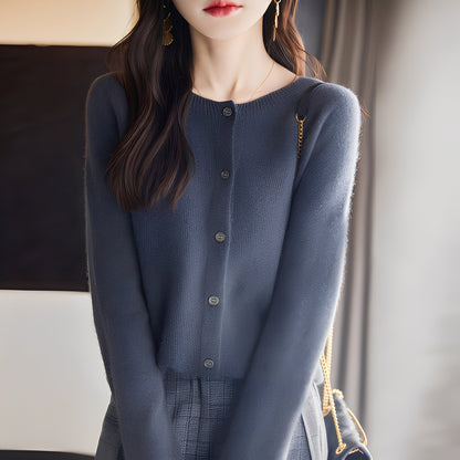 Haydée - Stylový svetr na knoflíky pro ženy