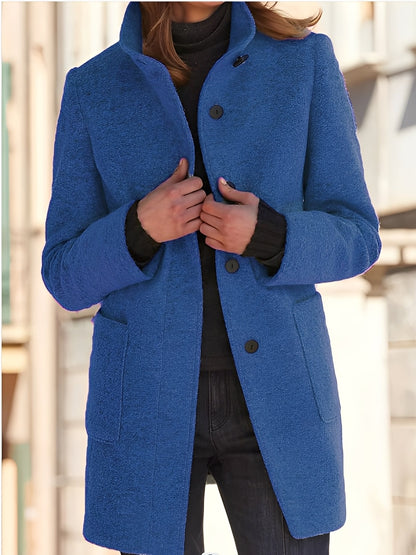 Julissa - Dámský zimní kabát s kapsou, která udržuje teplo