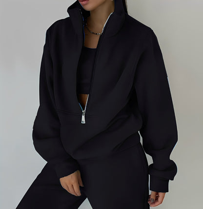 Mélissa - Sada dvou kusů oversize pohodlná z teplákoviny