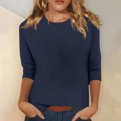 Louisa - Pohodlné, snadné dámské tričko s dlouhým rukávem