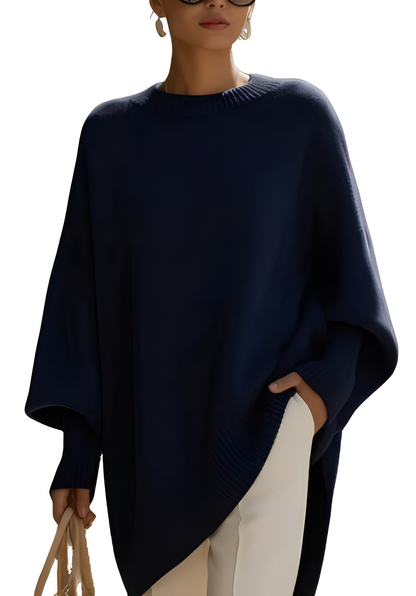 Pamella - Módní oversize pletený kašmírový svetr pro ženy