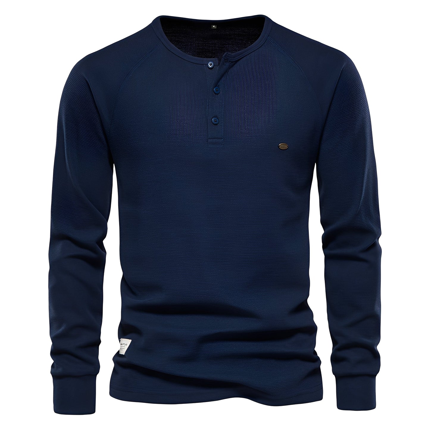 Joachim - Pánská vaflová košile s dlouhým rukávem