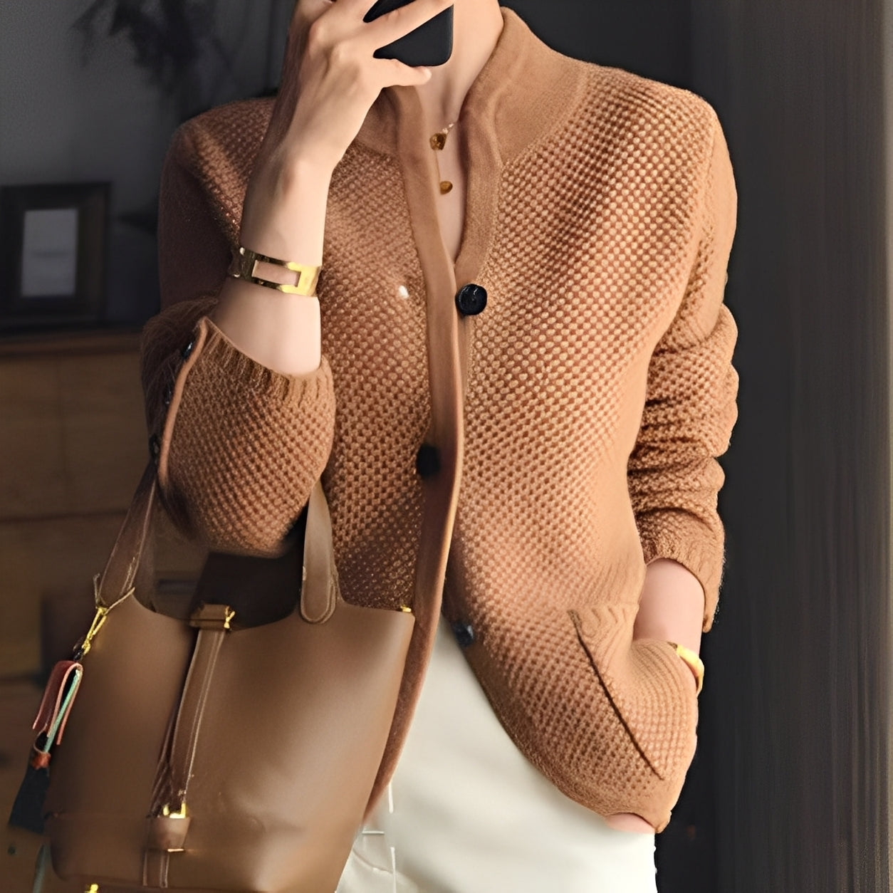 Madlyn - Dámský stylový vlněný svetr