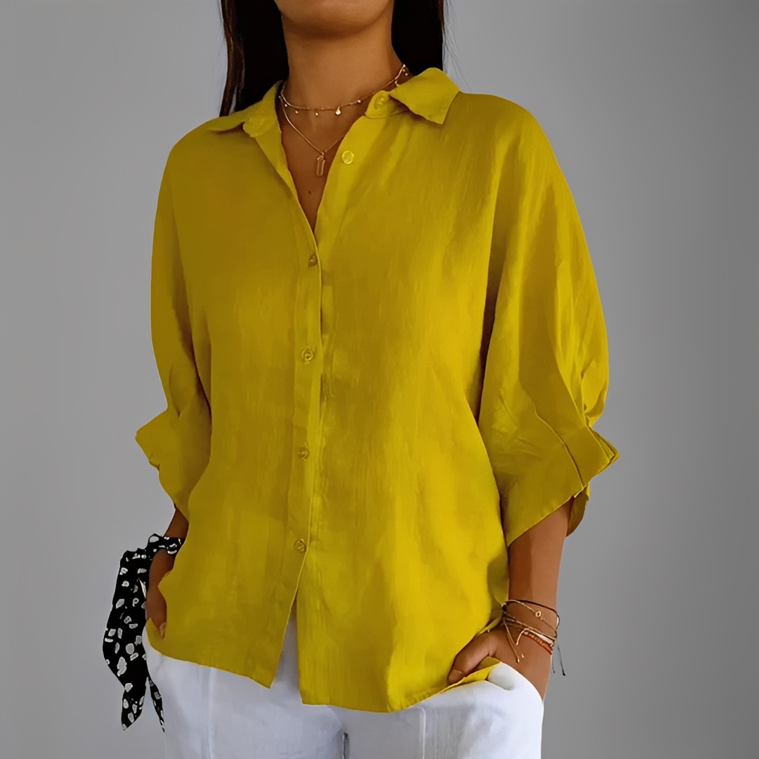 Antoinete - Stylová dámská halenka s dlouhými rukávy