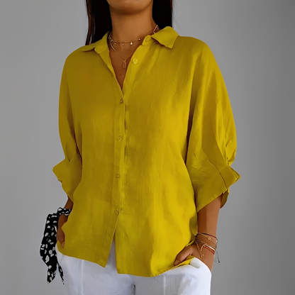 Antoinete - Stylová dámská halenka s dlouhými rukávy