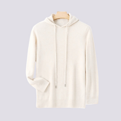 Adrian - Komfortní, teplá kašmírová pánská mikina s kapucí