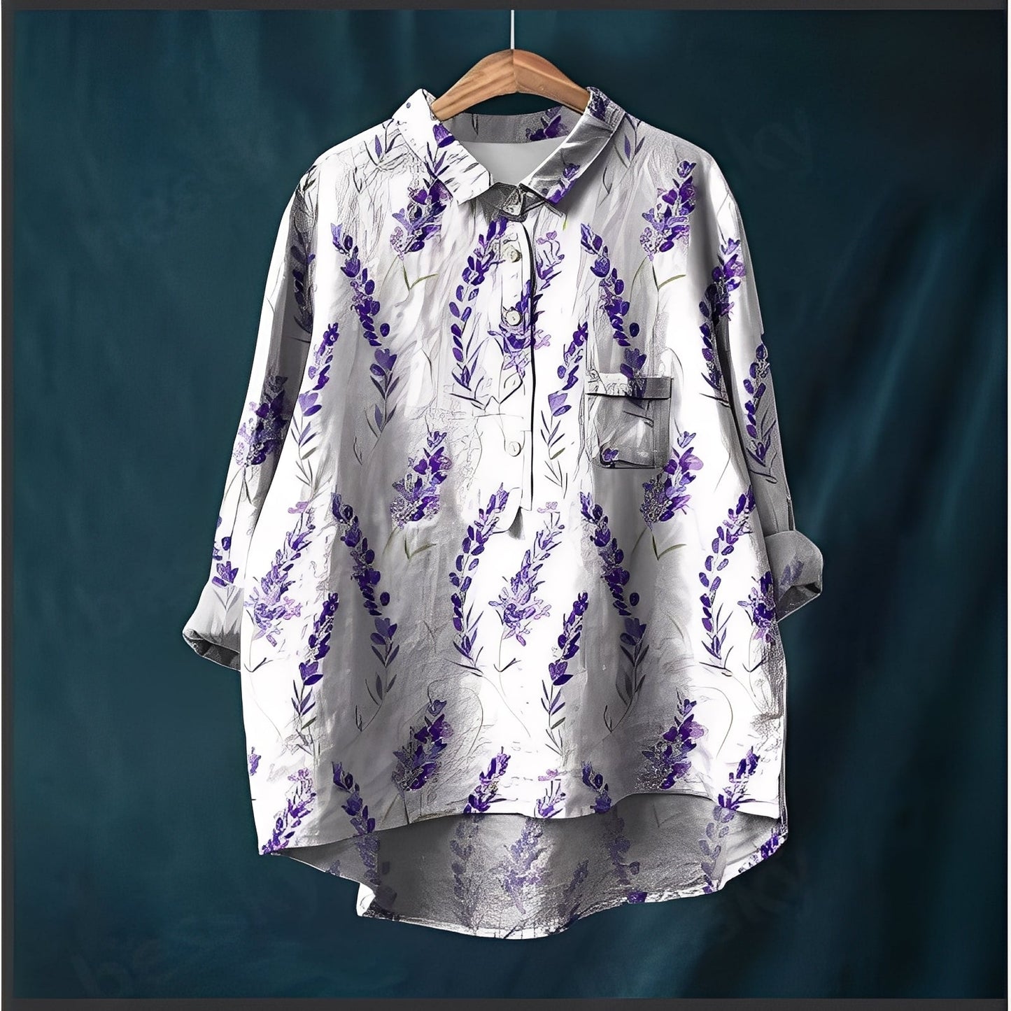 Garance - Tradiční dámská halenka s dlouhými rukávy