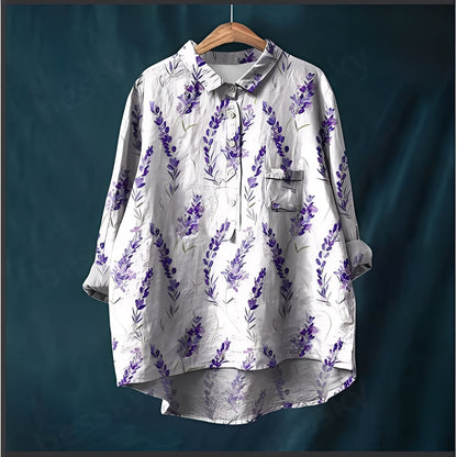 Garance - Tradiční dámská halenka s dlouhými rukávy