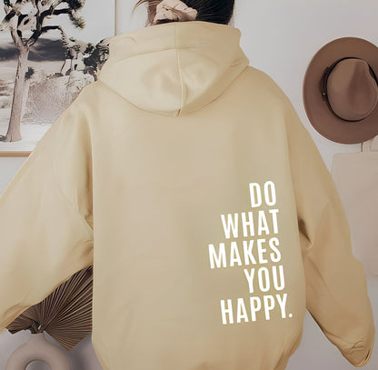 Adrienne - Moderní ženská mikina s kapucí a motivem