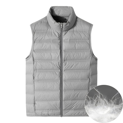 David - Pohodlná teplá spodní vesta pro muže