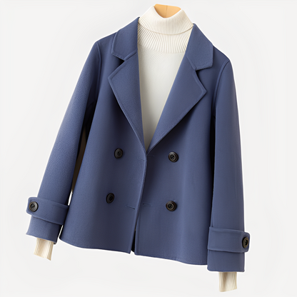 Sofia - Elegantní krátký kašmírový kabát pro ženy