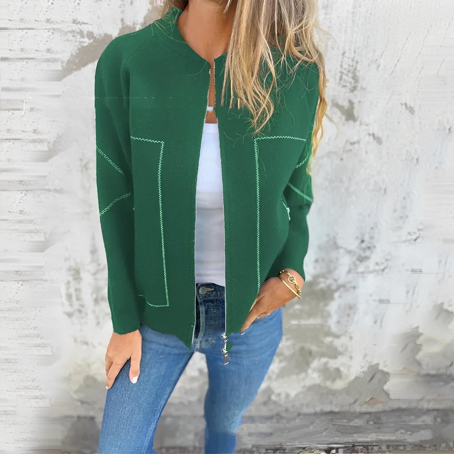 Chelsea - Dámská elegantní bunda na zip