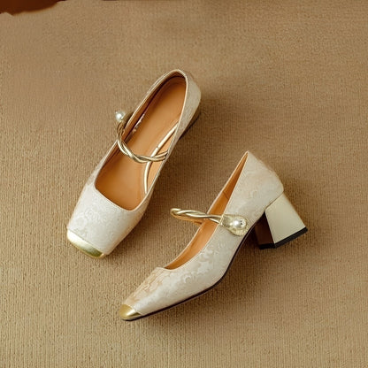 Rhonda - Luxusní stylové podpatky s embosovaným vzorem pro ženy