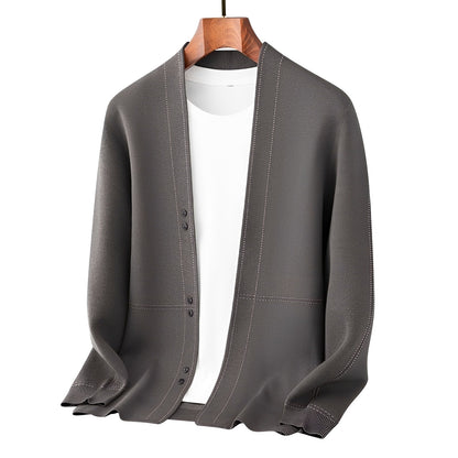 Alfie - Pánský moderní teplý vlněný cardigan