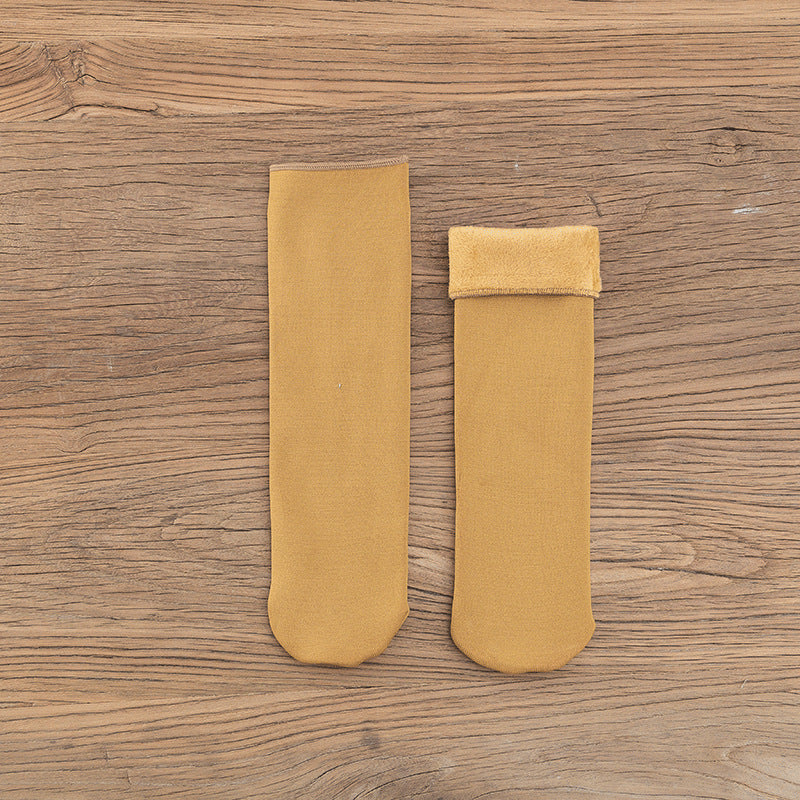 Gloria - Teplé sametové zimní ponožky pro ženy