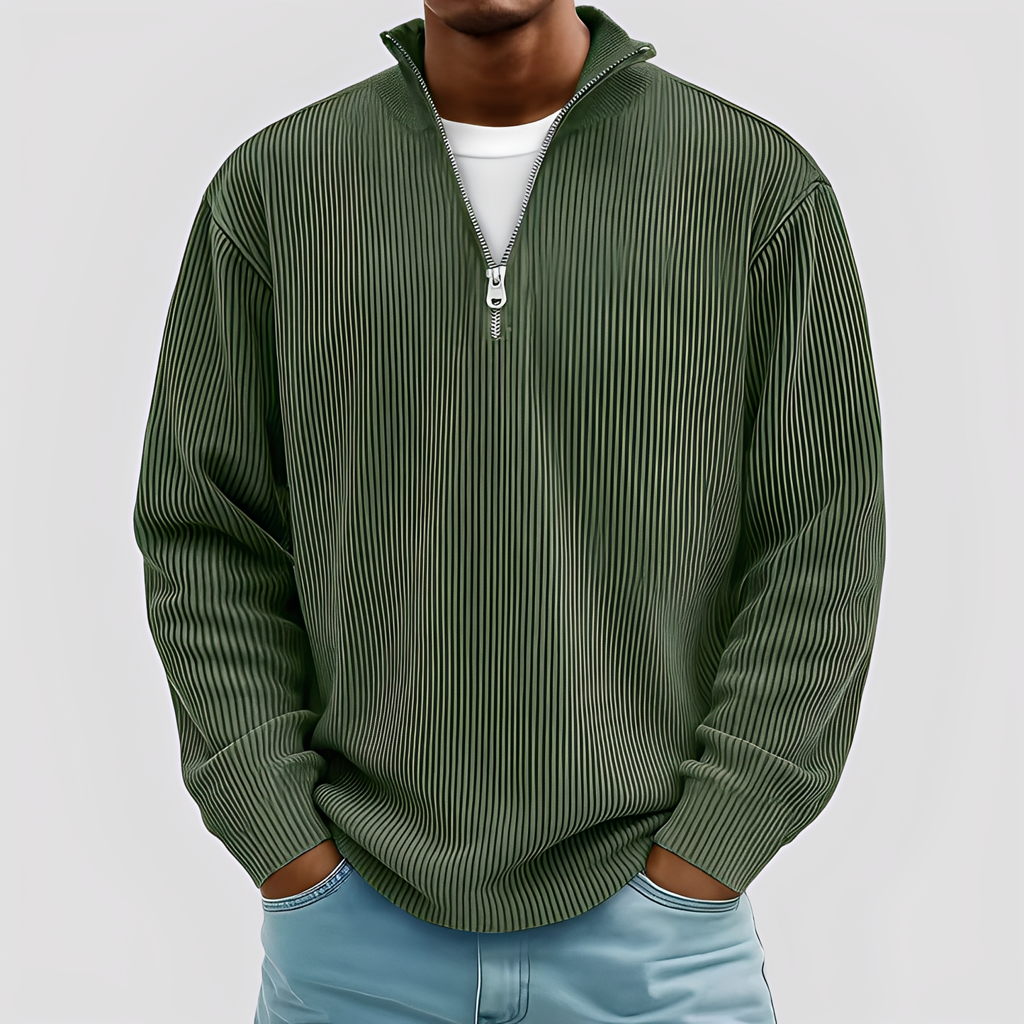 Henry - Současný, pohodlný, pánský teplý svetr