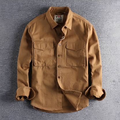 Aamiro - Pohodlná pánská košile s dlouhým rukávem