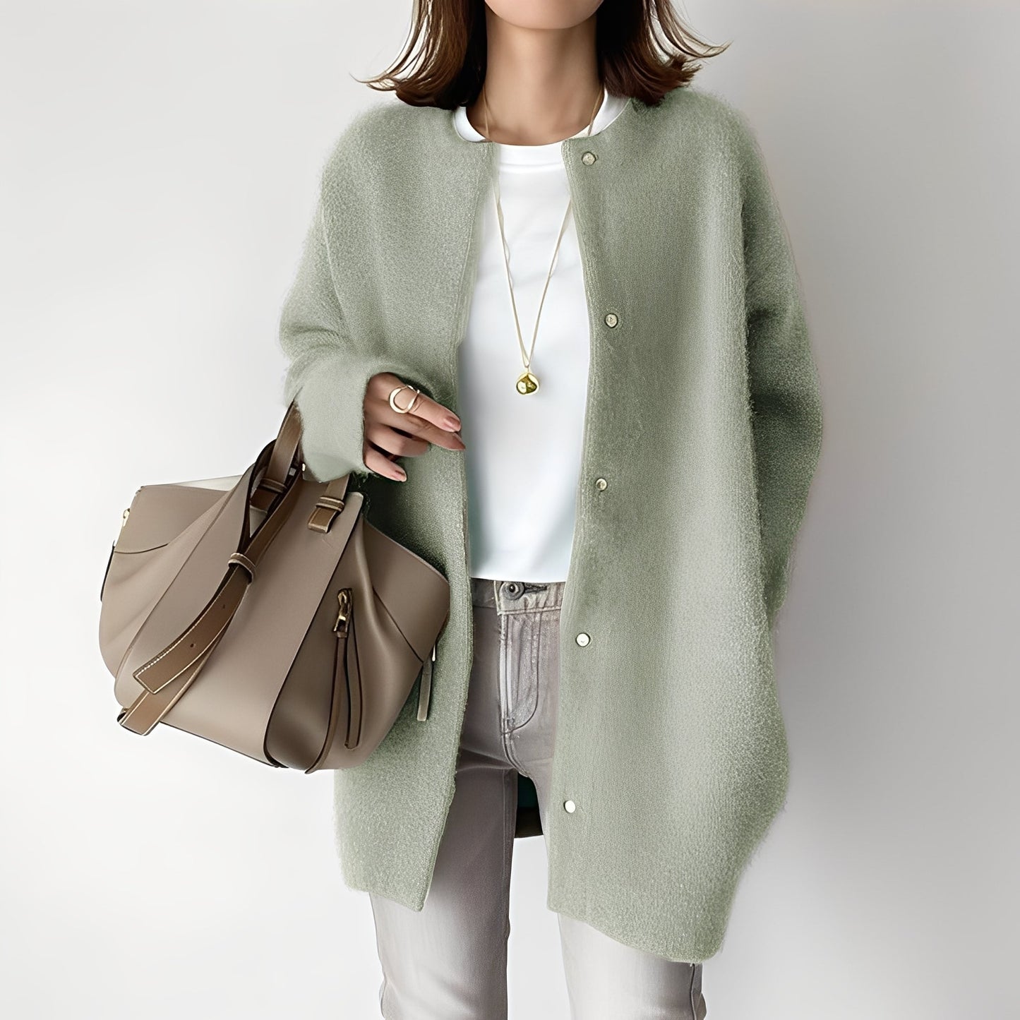 Savanah - Stylový, měkký, volně střihovaný dámský kardigan