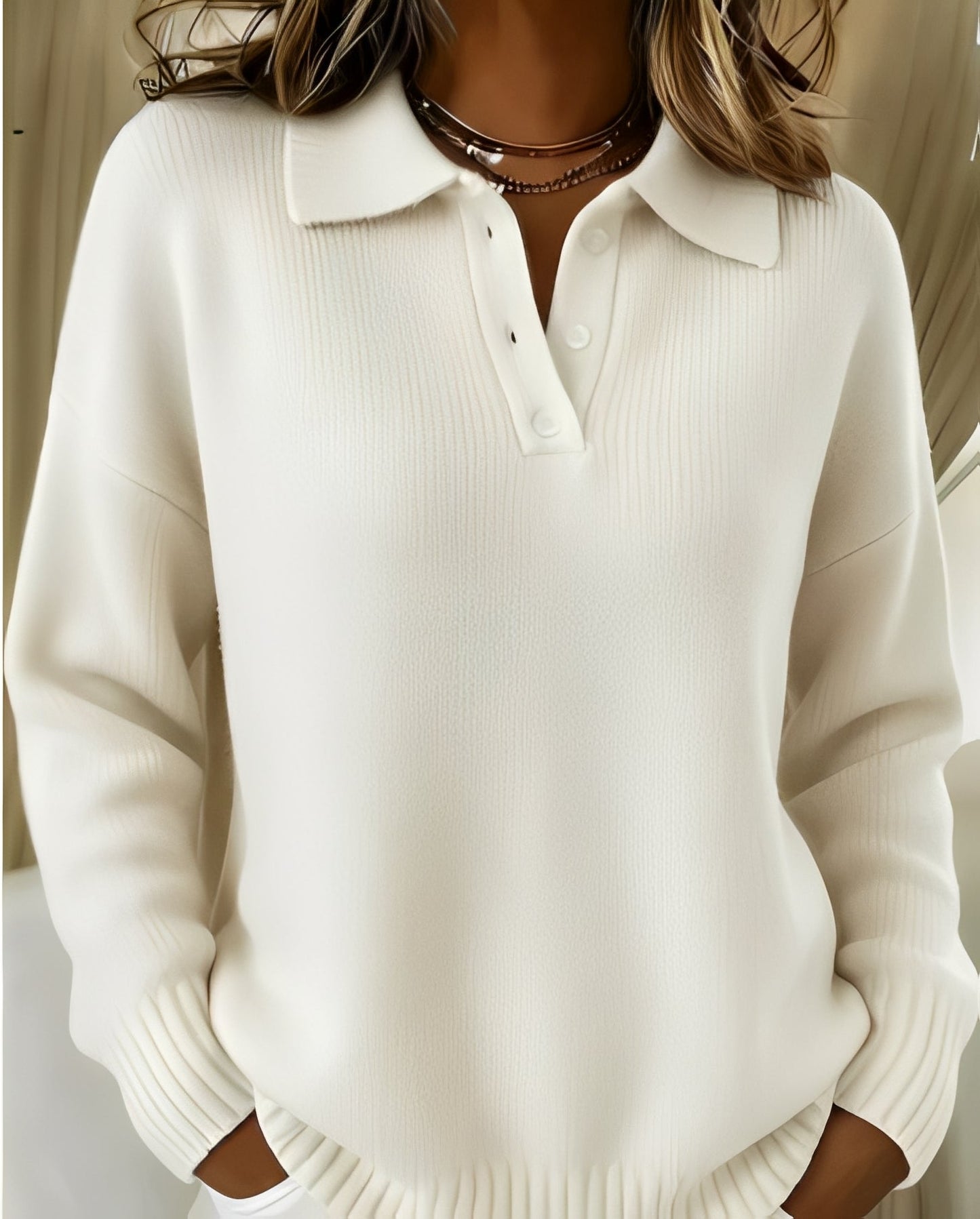 Yancy - Stylový a pohodlný volný svetr pro ženy