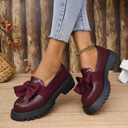 Eliza - Stylové kožené platformové boty s pevnou podrážkou pro ženy