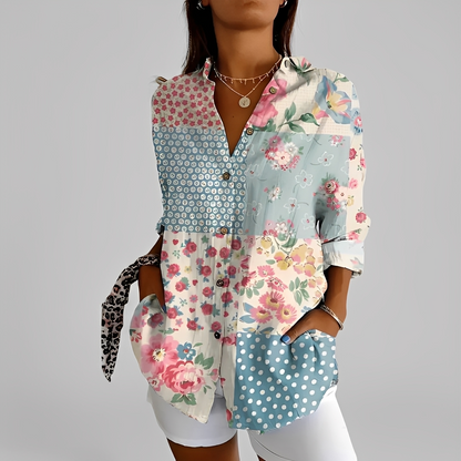 Annick - Stylová dámská halenka s dlouhými rukávy