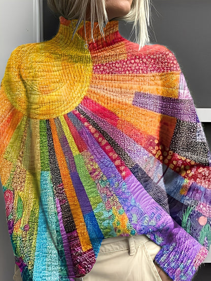 Giselle - Módní, barevný dámský rolák