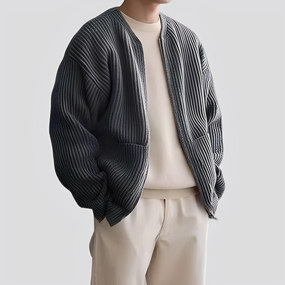 Willy - Pánský volný svetr se zipem