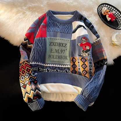 Charles - Stylový, uvolněný dámský vánoční svetr