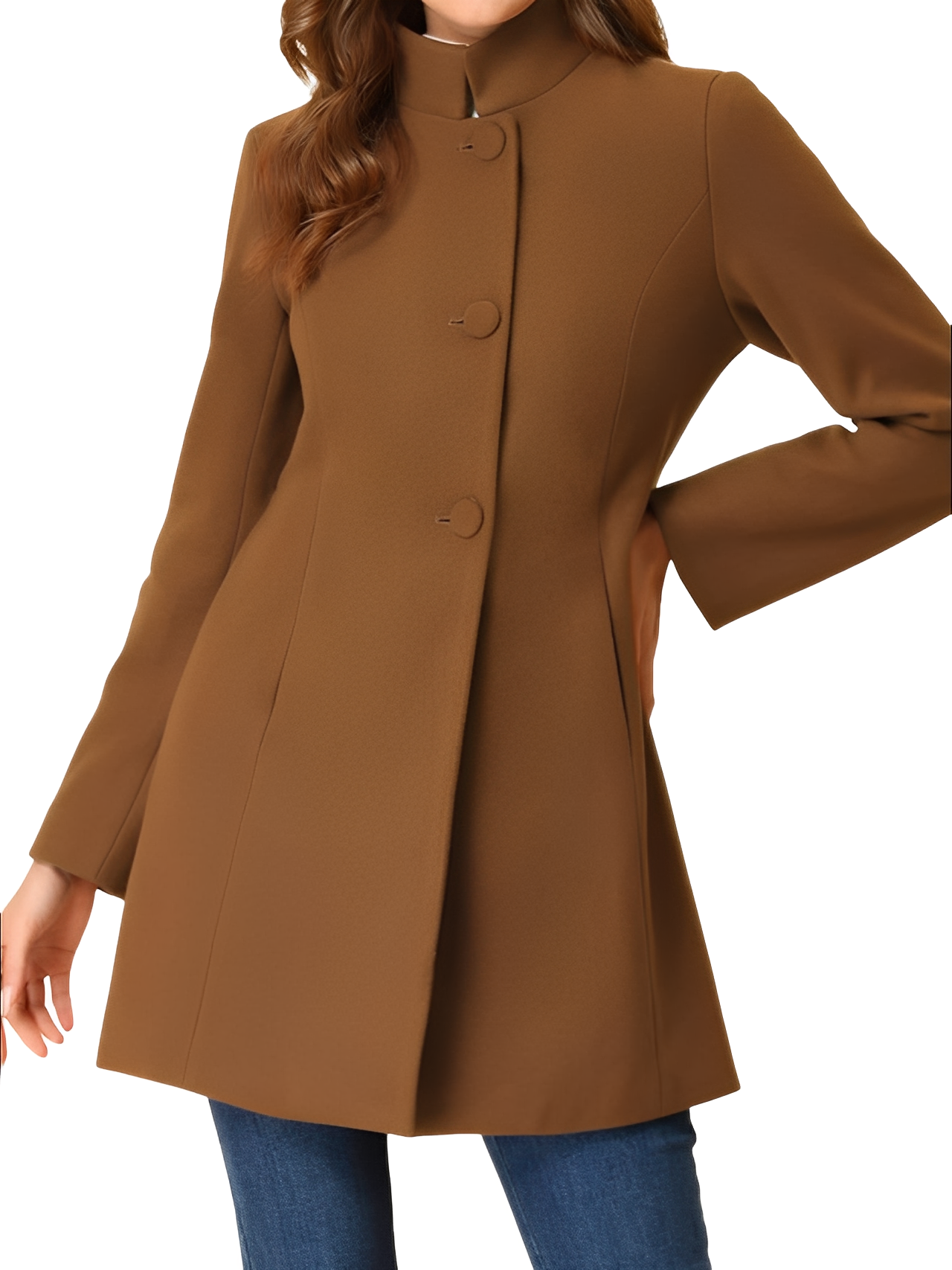 Kaitlyn - Dámská stylová úzká bunda s knoflíky