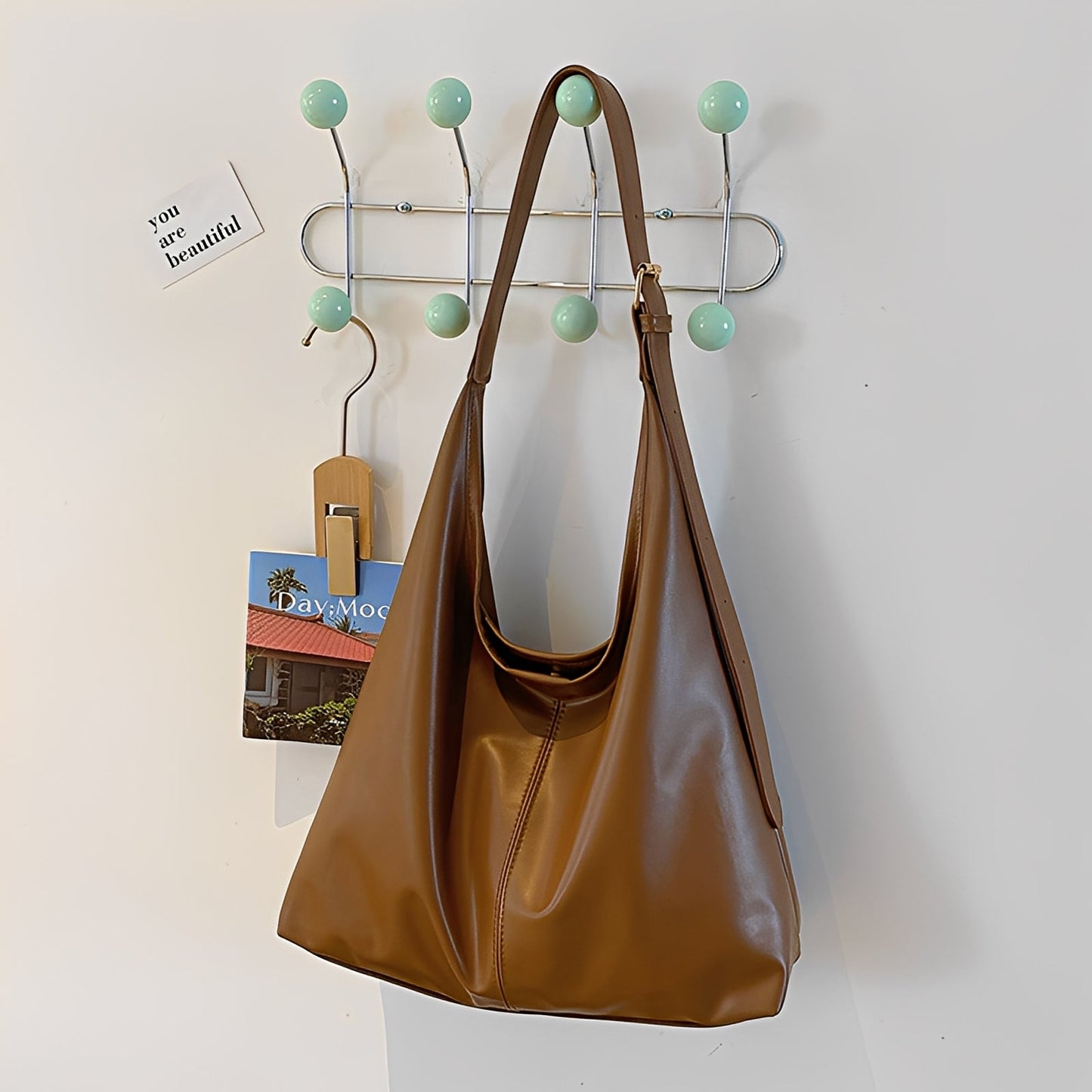 Kathleen - Dámská volnočasová kožená taška