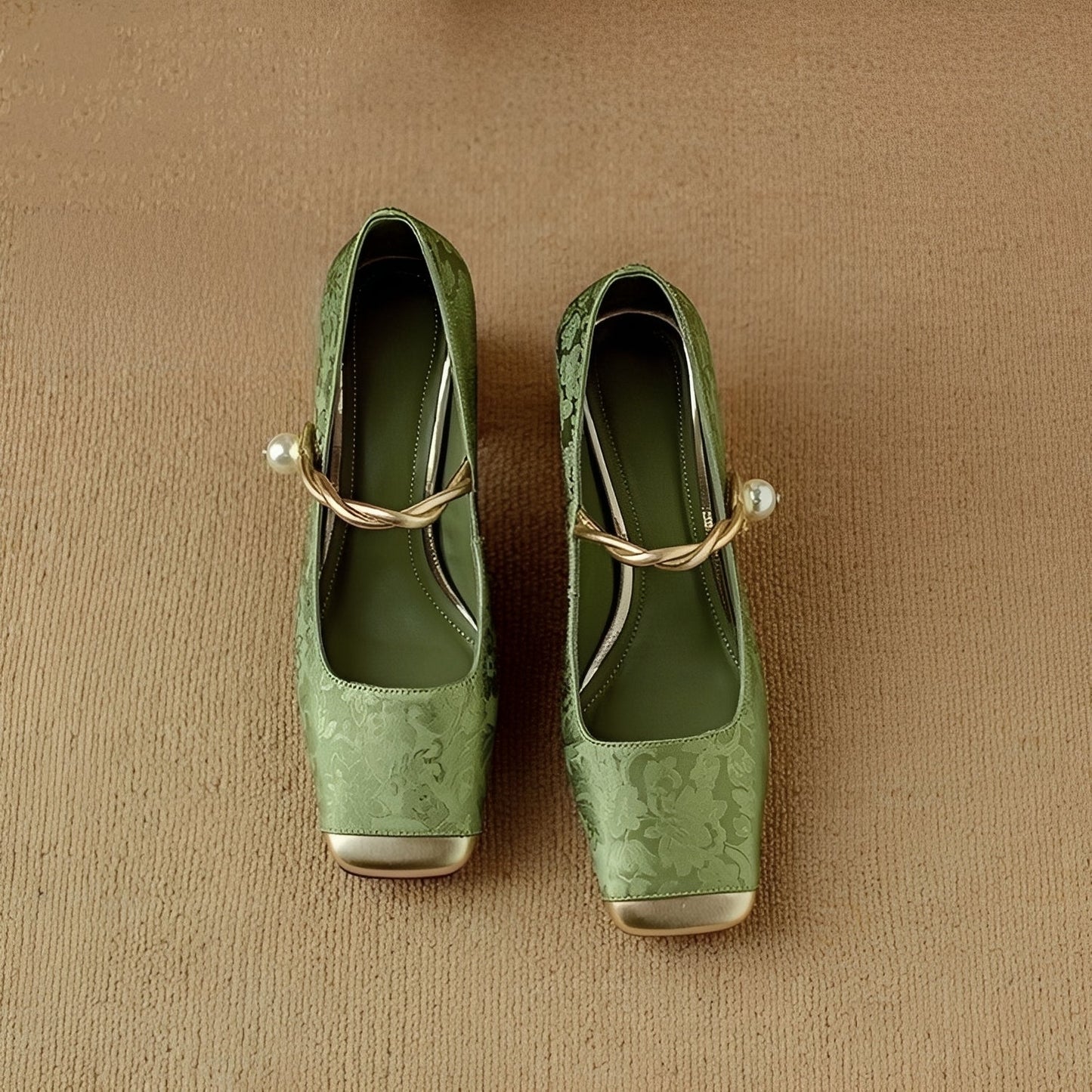 Rhonda - Luxusní stylové podpatky s embosovaným vzorem pro ženy