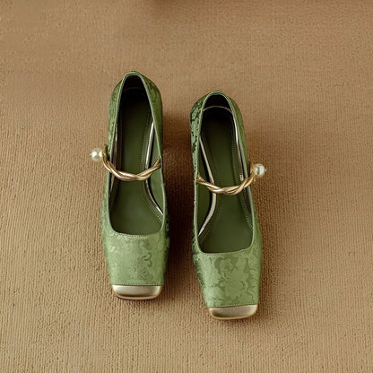 Rhonda - Luxusní stylové podpatky s embosovaným vzorem pro ženy