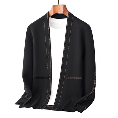 Alfie - Pánský moderní teplý vlněný cardigan