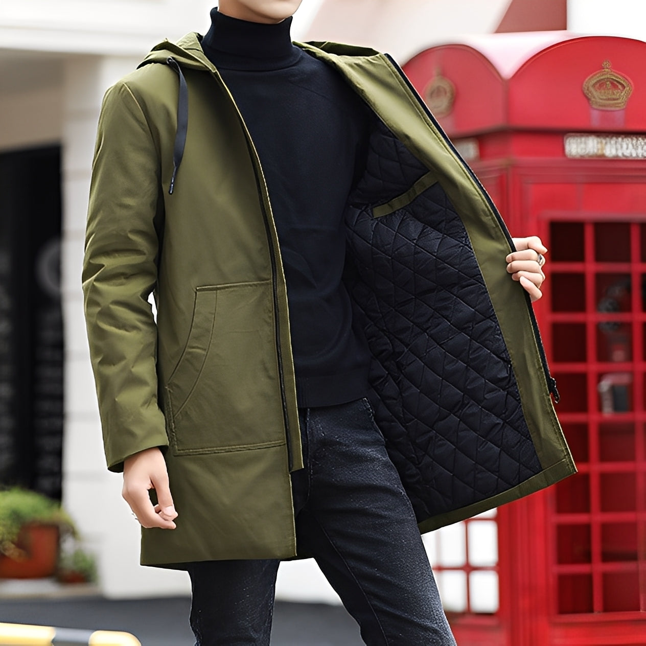 Lucas - Pohodlná, nepromokavá pánská bunda s kapucí