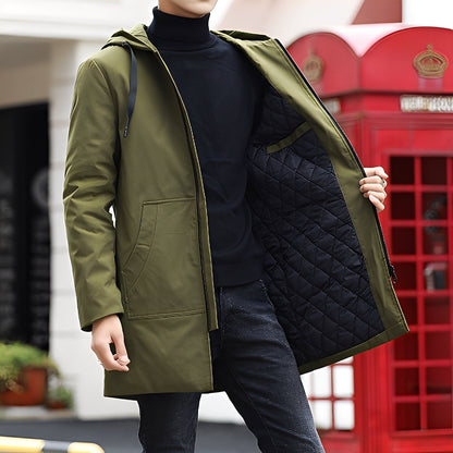 Derren - Pánská bunda s kapucí, lehká a vhodná pro volný čas