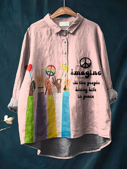 Gwenaël - Tradiční dámské košile s dlouhými rukávy