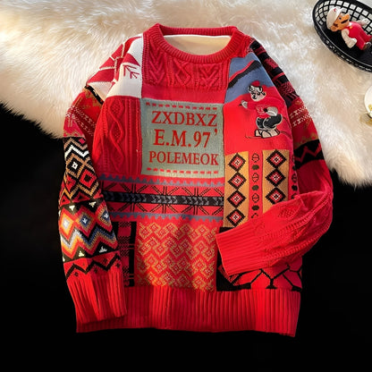 Charles - Stylový, uvolněný dámský vánoční svetr